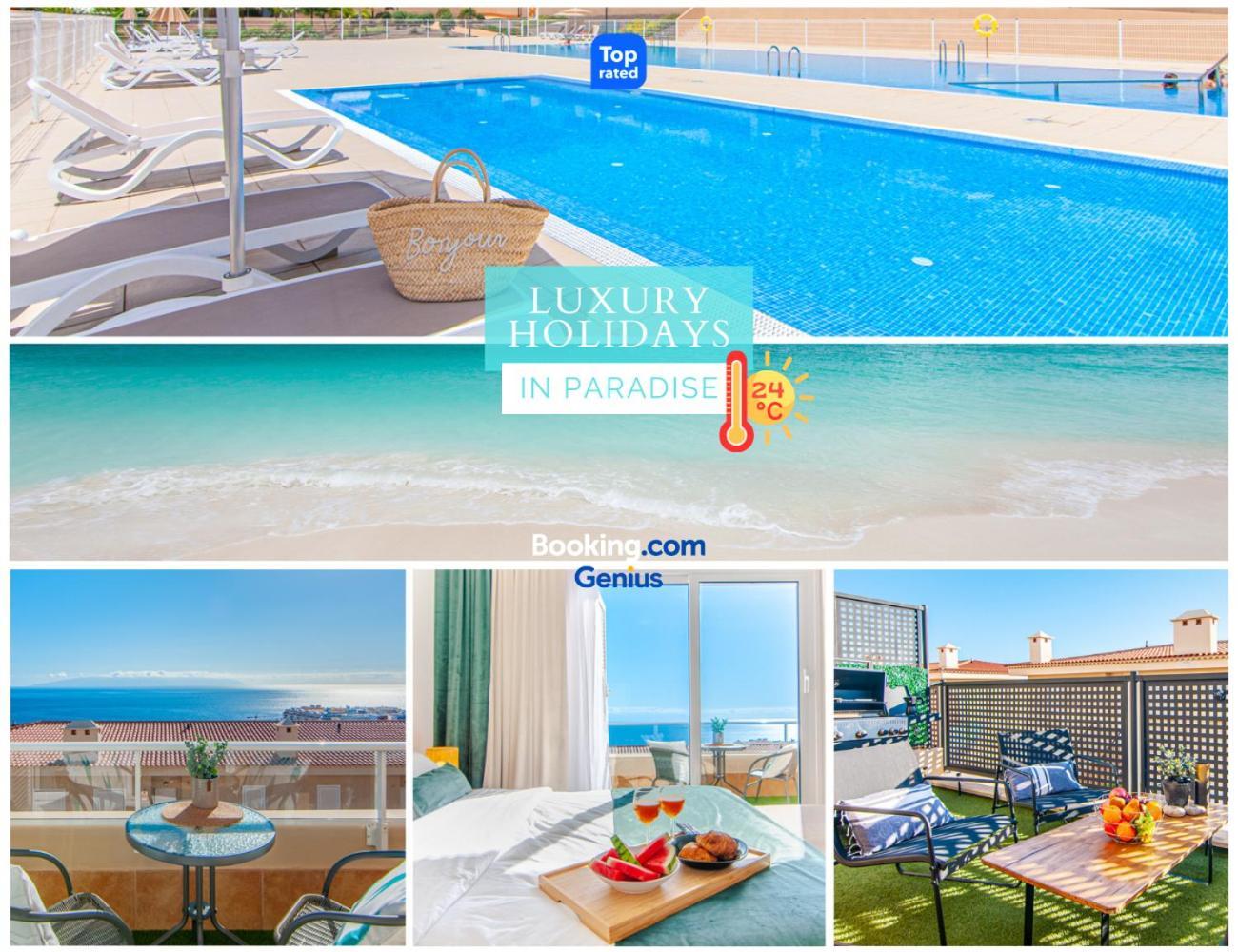 プエルト・デ・サンティアゴ Luxury Townhouse With Panoramic Sea Viewヴィラ エクステリア 写真